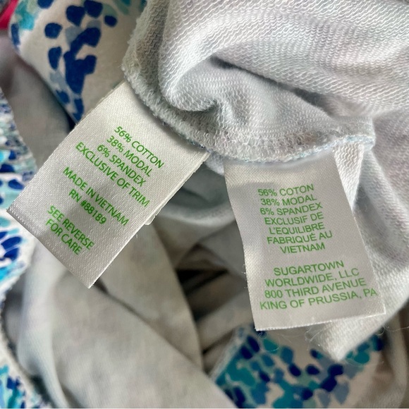 LILLY PULITZER Jace Romper blue size large - Picture 12 of 16